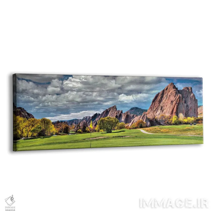 تابلو فصل پاییز در باشگاه گلف راکسبرو اروهد در لیتلتون، کلرادو اثر اولنا آرت (استودیو هنری) - نمای پرسپکتیو محصول