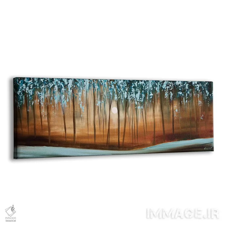 تابلو جنگل بارانی اثر اوسنات تزدک - نمای پرسپکتیو محصول