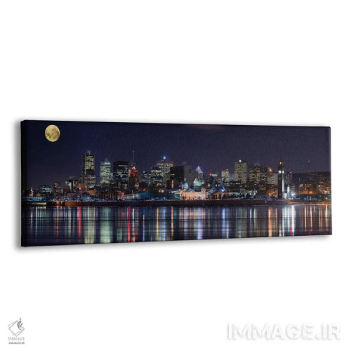 تابلو شب مونترال اثر یوپیدو (استودیو/گروه هنری) - نمای پرسپکتیو محصول