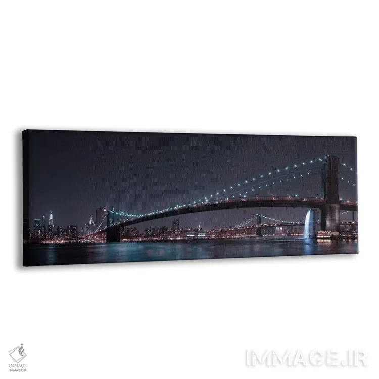 تابلو آسمانخراشهای منهتن و پل بروکلین اثر فابین براوین - نمای پرسپکتیو محصول