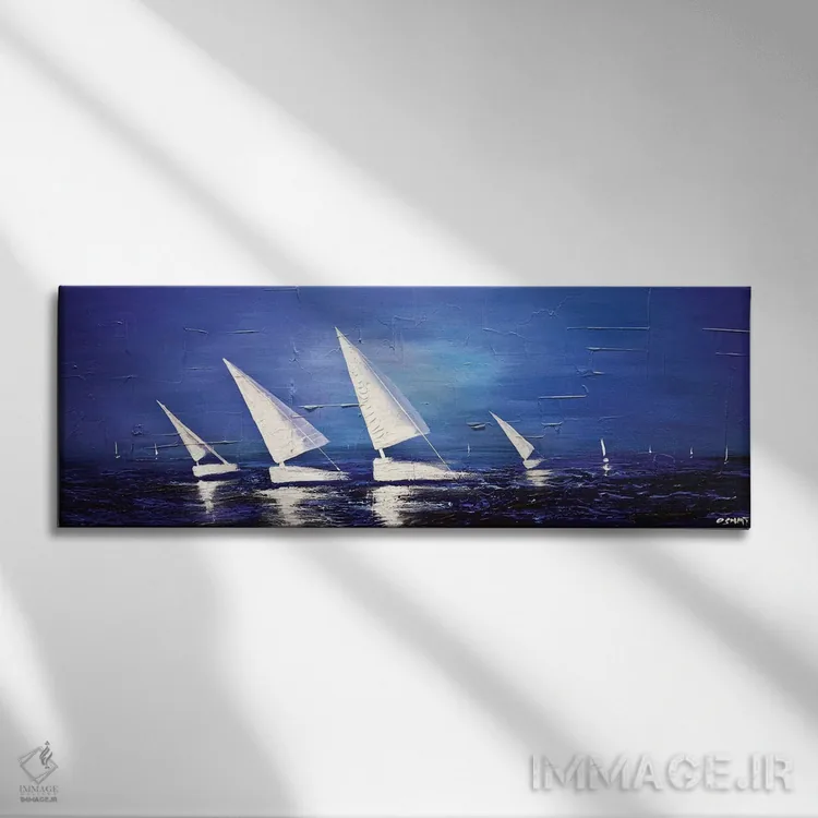 تابلو الماسهای دریا اثر اوسنات تزدک - نمای روبهرو روی دیوار