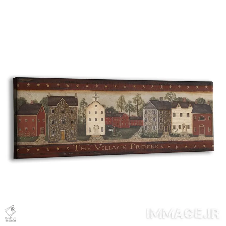 تابلو بخش اصلی روستا اثر پم بریتون - نمای پرسپکتیو محصول