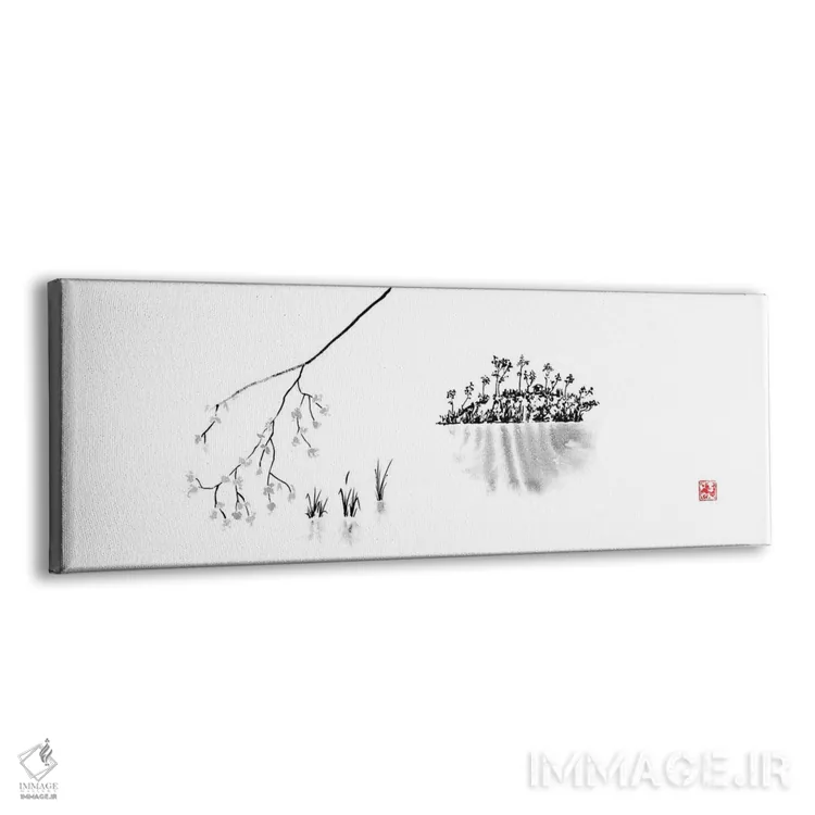 تابلو جزیره اثر پِشان - نمای پرسپکتیو محصول