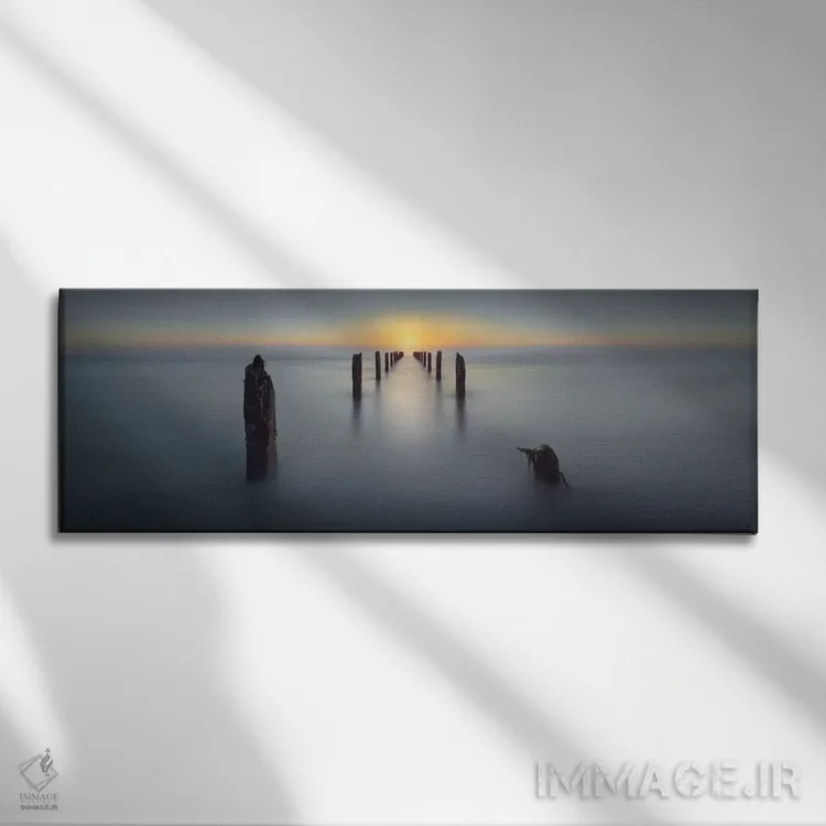 تابلو آخرین نور اثر نداو جوناس - نمای روبهرو روی دیوار