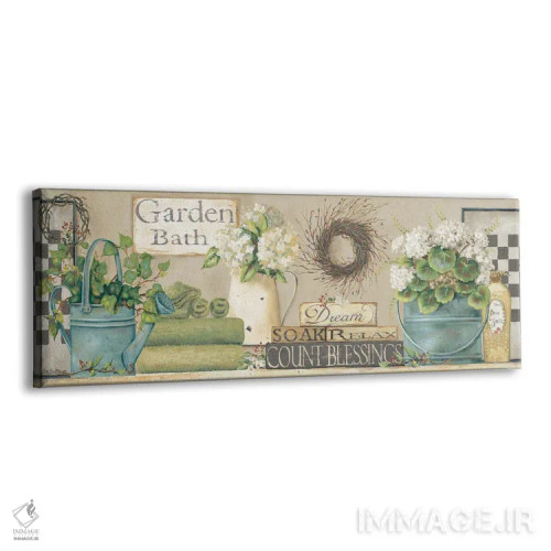 تابلو حمام باغ اثر پم بریتون - نمای پرسپکتیو محصول