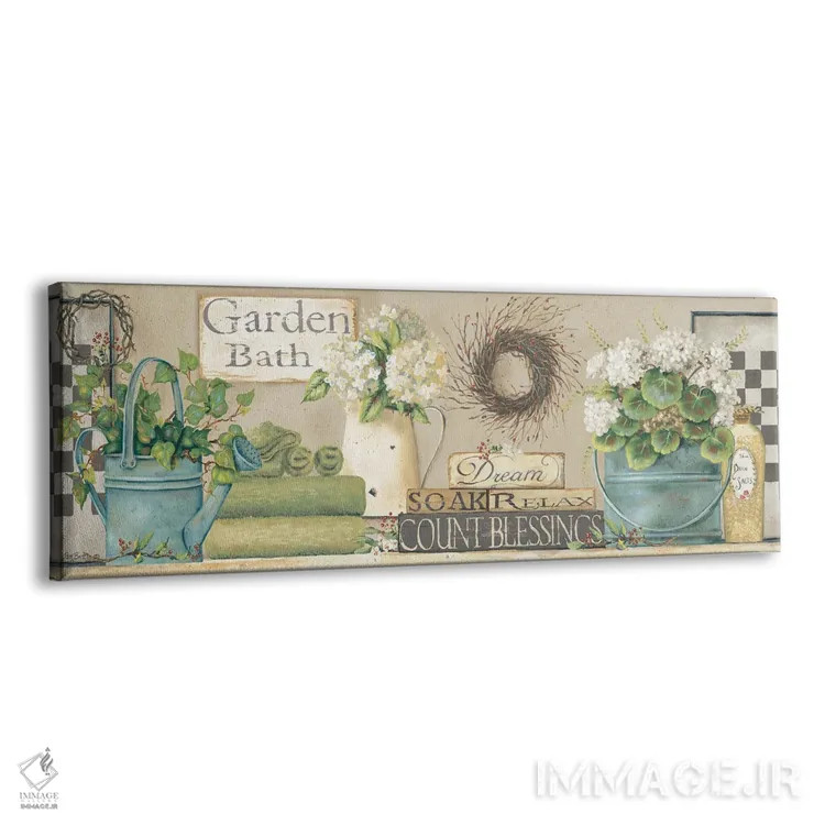 تابلو حمام باغ اثر پم بریتون - نمای پرسپکتیو محصول