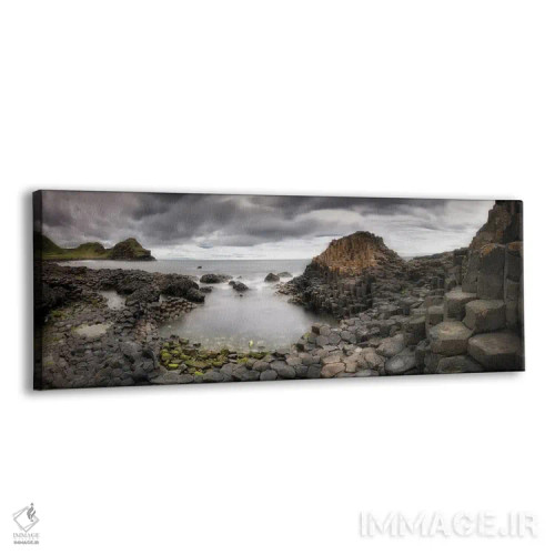 تابلو راه غولها (نام مکان تاریخی در ایرلند شمالی) اثر یولاندا رومرو آنگویرا - نمای پرسپکتیو محصول