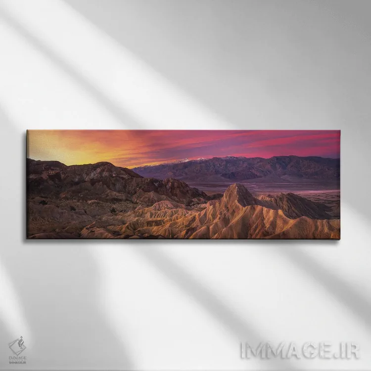 تابلو کمربند طلوع خورشید اثر پیتر کسکن - نمای روبهرو روی دیوار