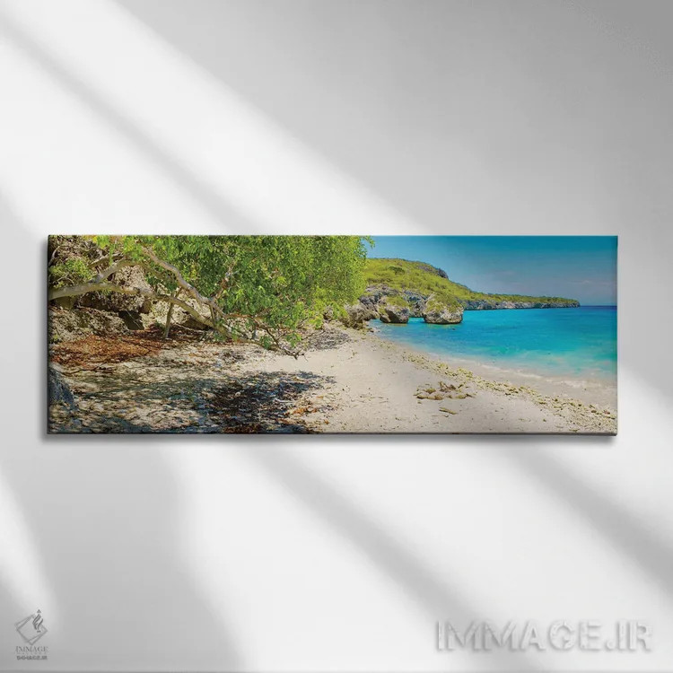 تابلو دریای کارائیب اثر مارک پائولدا - نمای روبهرو روی دیوار