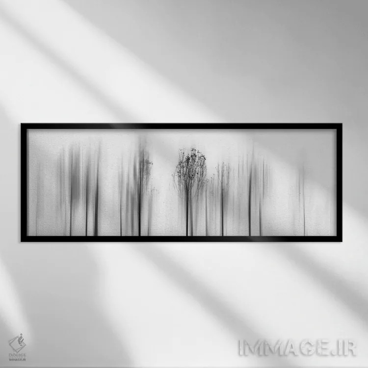 تابلو زمستان را پشت سر بگذار اثر پائولو آبرانتس - نمای قابدار مشکی