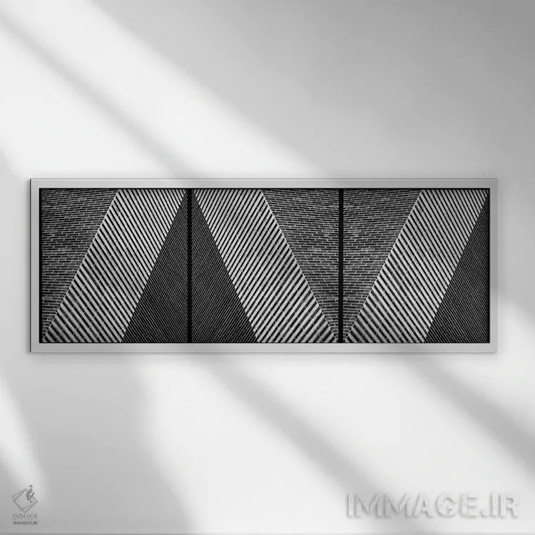 تابلو تاس ریختن اثر پائولو آبرانتس - نمای قابدار سفید