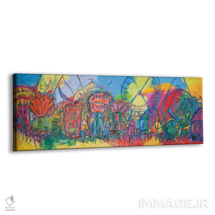 تابلو نمایشگاه والنسیا، اسپانیا اثر پریس کربونل - نمای پرسپکتیو محصول