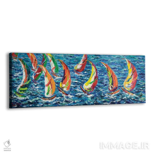 تابلو مسابقه جام آمریکا اثر پریس کربونل - نمای پرسپکتیو محصول