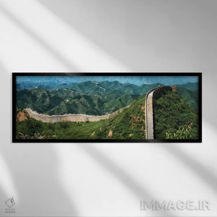 تابلو دیوار بزرگ چین I اثر فیلیپ هوگونار - نمای قابدار مشکی