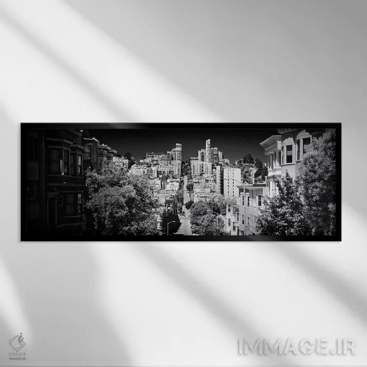 تابلو "سان فرانسیسکو" اثر فیلیپ هوگونار - نمای قابدار مشکی