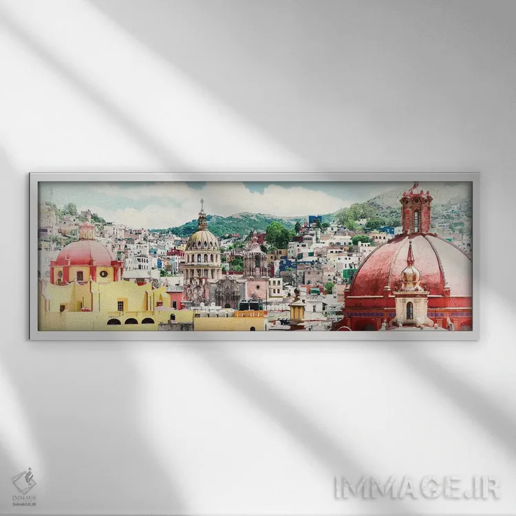 تابلو چشمانداز شهری گواناخواتو اثر فیلیپ هوگونار - نمای قابدار سفید