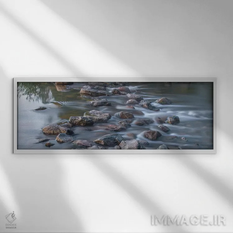 تابلو Minnesota, Itasca State Park I" - "ایالات متحده، مینهسوتا، پارک ایالتی ایتاسکا I" اثر پیتر هاوکینز - نمای قابدار سفید