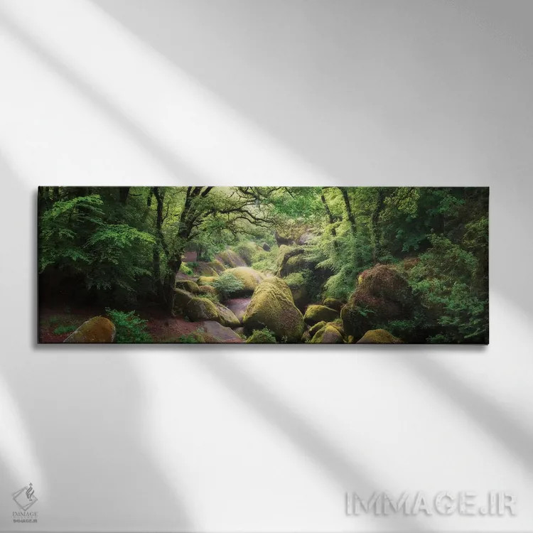 تابلو هرجومرج هولگوات در برتاین (فرانسه) اثر فیلیپ منگوئن - نمای روبهرو روی دیوار