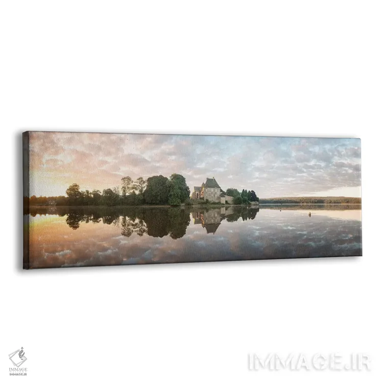 تابلو پانورامای صومعه پمپون در برتاین (فرانسه) اثر فیلیپ منگوئن - نمای پرسپکتیو محصول