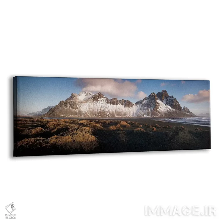 تابلو "نمای پانورامیک کوه استوکنس در ایسلند" اثر فیلیپ منگوئن - نمای پرسپکتیو محصول