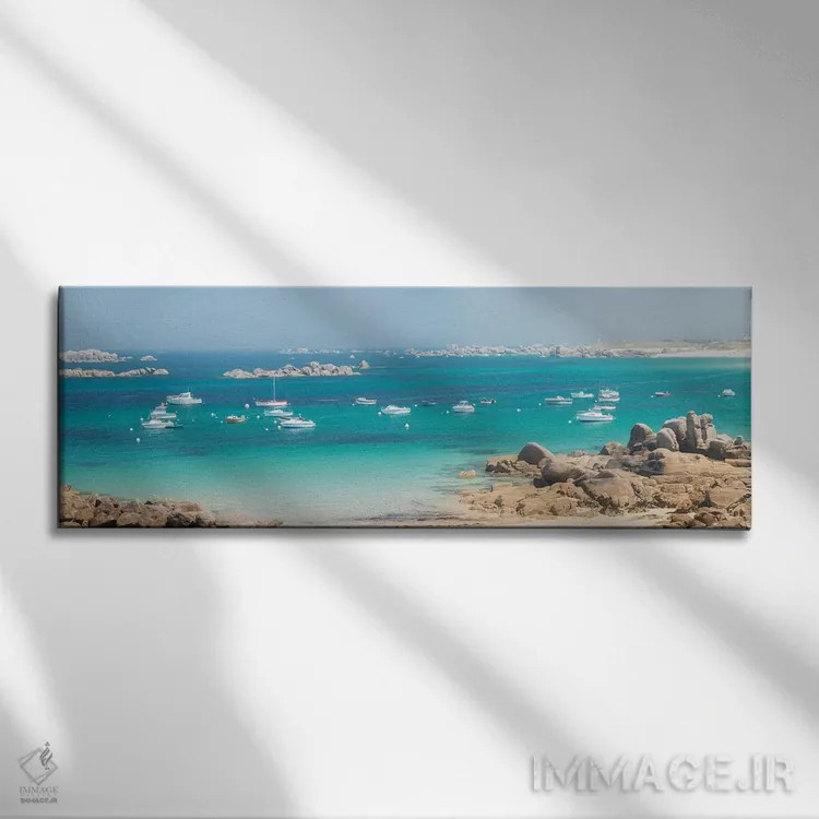 تابلو "بریگنوگان بریتانی" اثر فیلیپ منگوئن - نمای روبهرو روی دیوار