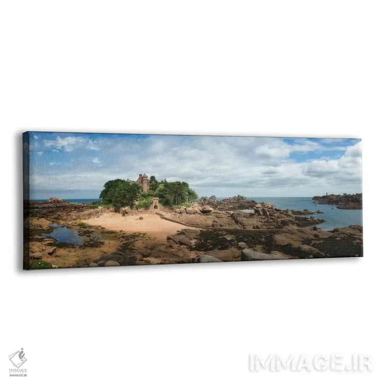 تابلو "قلعه کستاارس در بریتانی" اثر فیلیپ منگوئن - نمای پرسپکتیو محصول