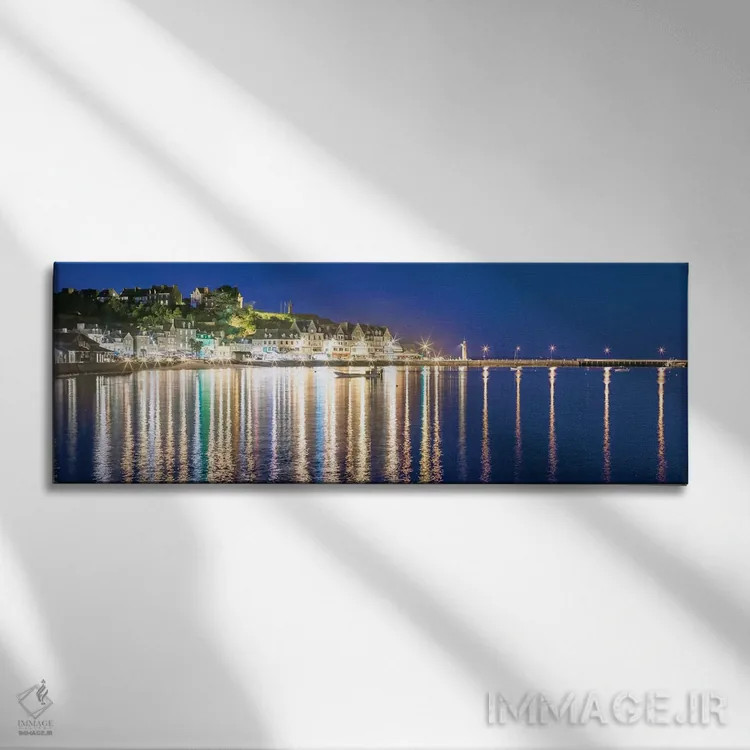 تابلو "کانکال در شب" اثر فیلیپ منگوئن - نمای روبهرو روی دیوار