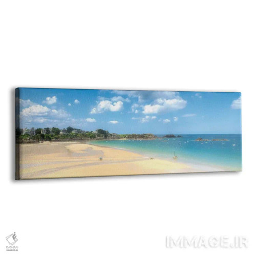 تابلو ساحل سن لونا در بریتانی اثر فیلیپ منگوئن - نمای پرسپکتیو محصول