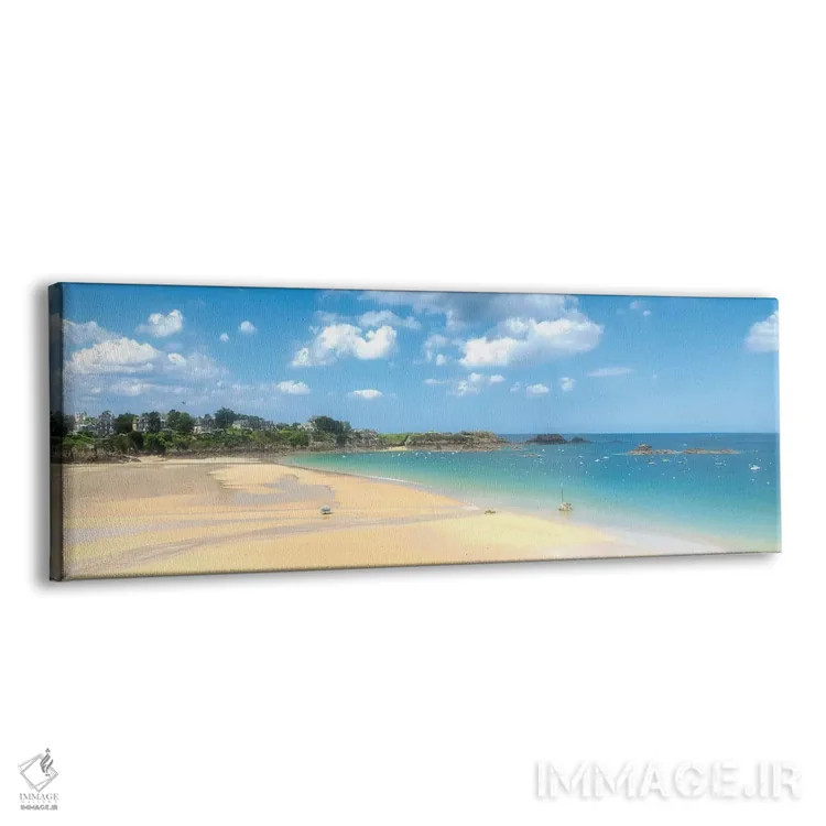 تابلو ساحل سن لونا در بریتانی اثر فیلیپ منگوئن - نمای پرسپکتیو محصول