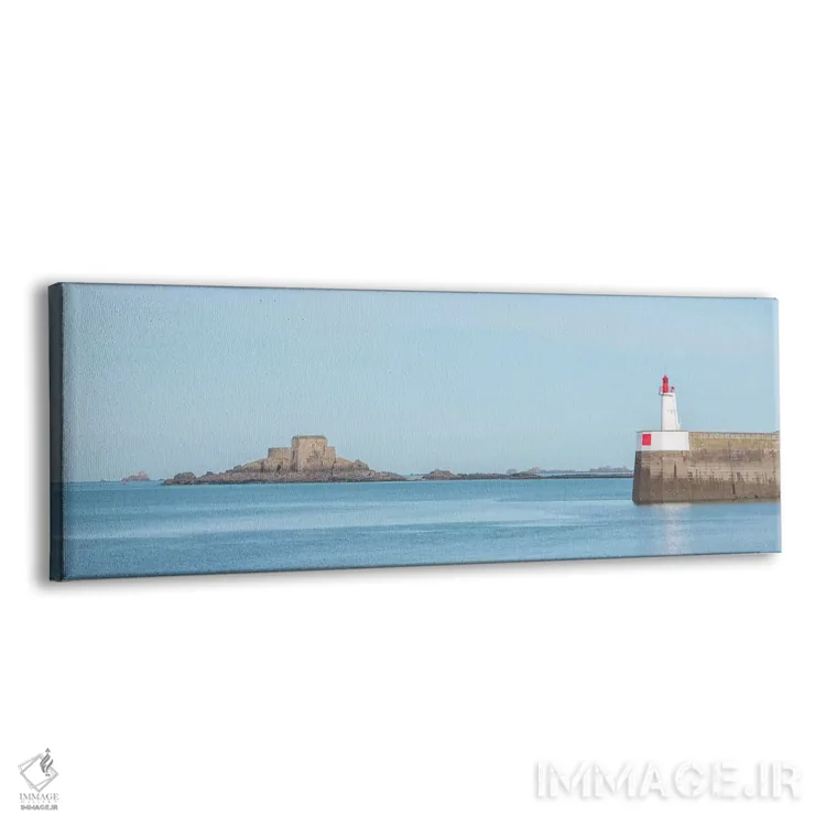 تابلو پانورامیک سن مالو دو اثر فیلیپ منگوئن - نمای پرسپکتیو محصول