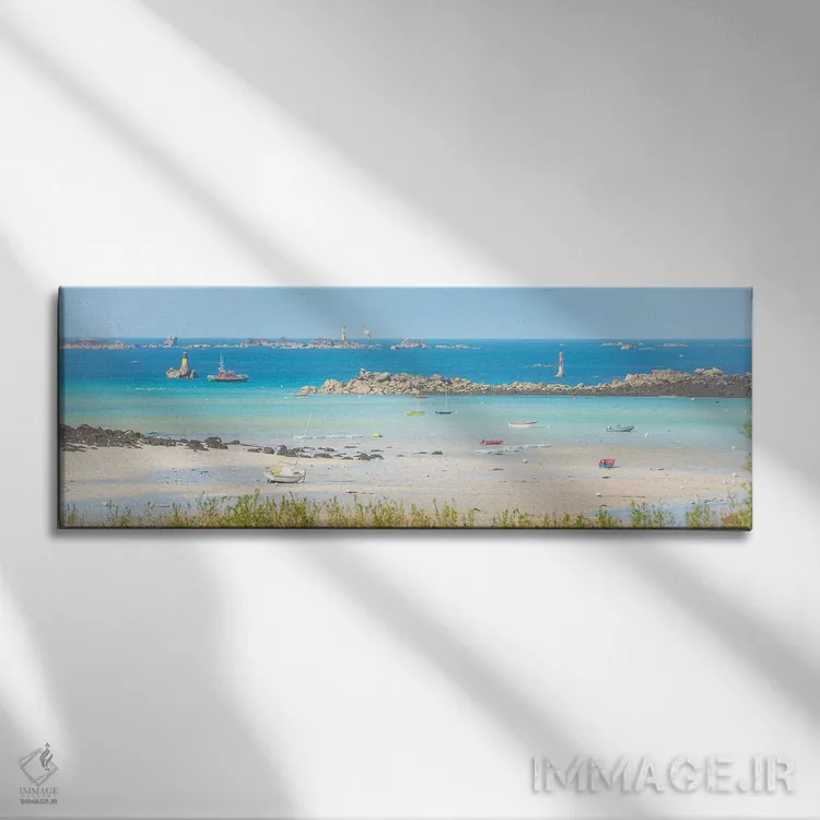 تابلو پورتال در بریتانی اثر فیلیپ منگوئن - نمای روبهرو روی دیوار