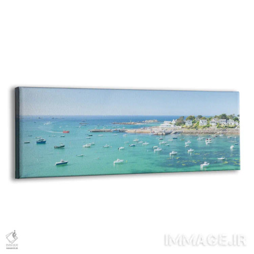 تابلو Panoramic,پورتسال در بریتانی، نمای پانوراما (فرانسه) اثر فیلیپ منگوئن - نمای پرسپکتیو محصول