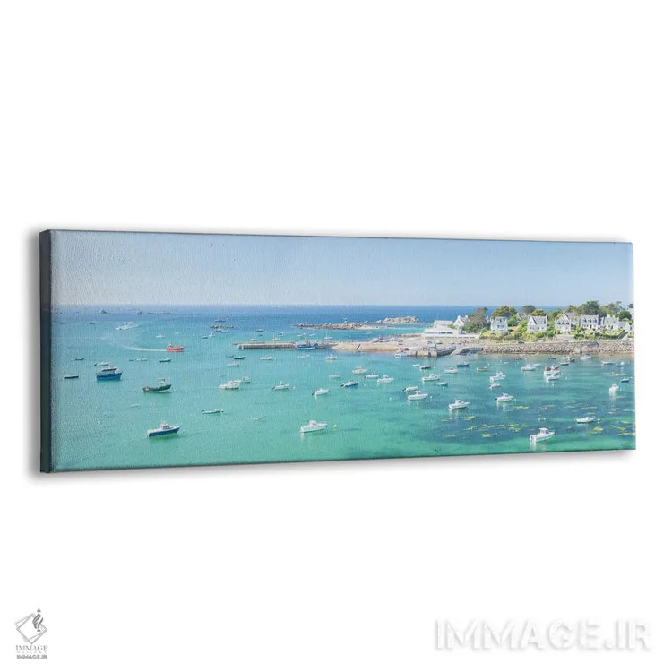 تابلو Panoramic,پورتسال در بریتانی، نمای پانوراما (فرانسه) اثر فیلیپ منگوئن - نمای پرسپکتیو محصول