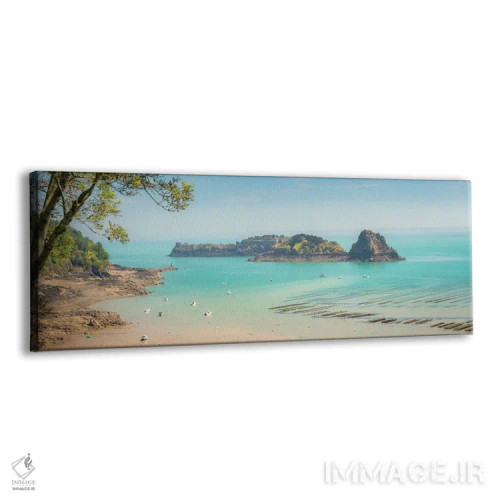 تابلو جزیره بهشت اثر فیلیپ منگوئن - نمای پرسپکتیو محصول