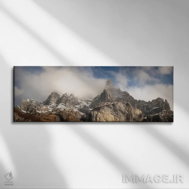 تابلو جواهر آلپ اثر فیلیپ منگوئن - نمای روبهرو روی دیوار