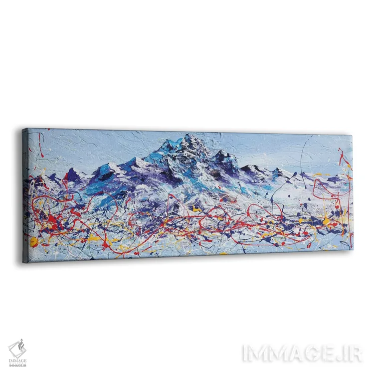 تابلو کوه باشکوه اثر پیه رو مانریک - نمای پرسپکتیو محصول