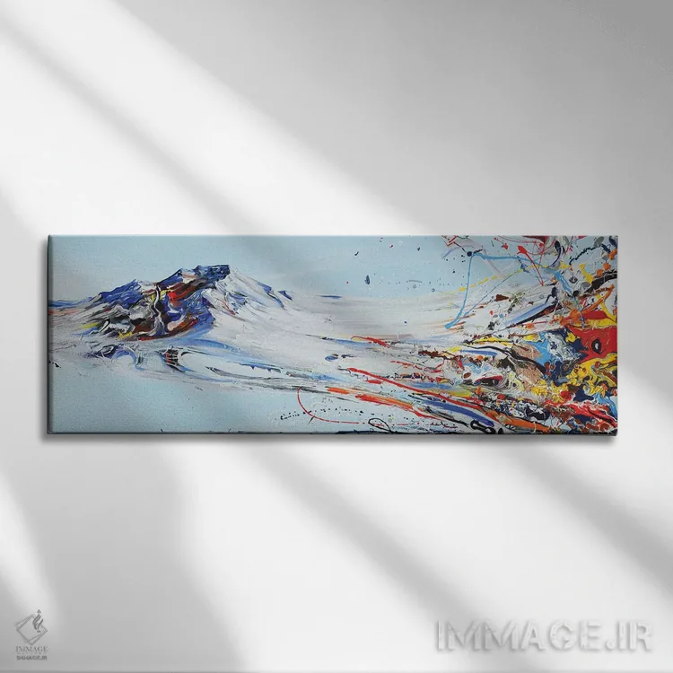 تابلو کوه عشق اثر پیه رو مانریک - نمای روبهرو روی دیوار