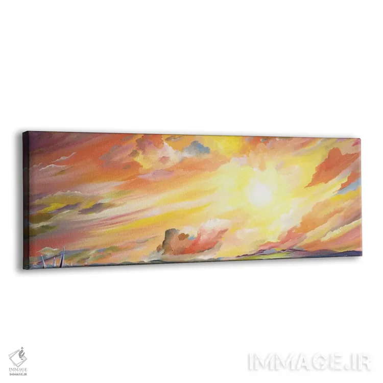 تابلو "غروب درخشان" اثر پیه رو مانریک - نمای پرسپکتیو محصول