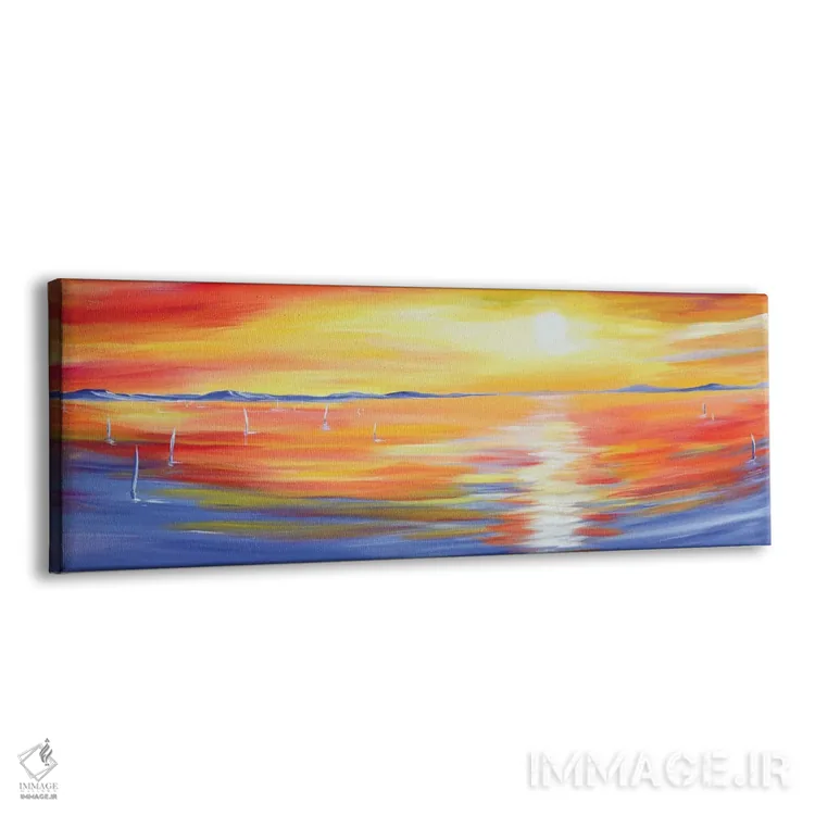 تابلو درخشش خورشید اثر پیه رو مانریک - نمای پرسپکتیو محصول