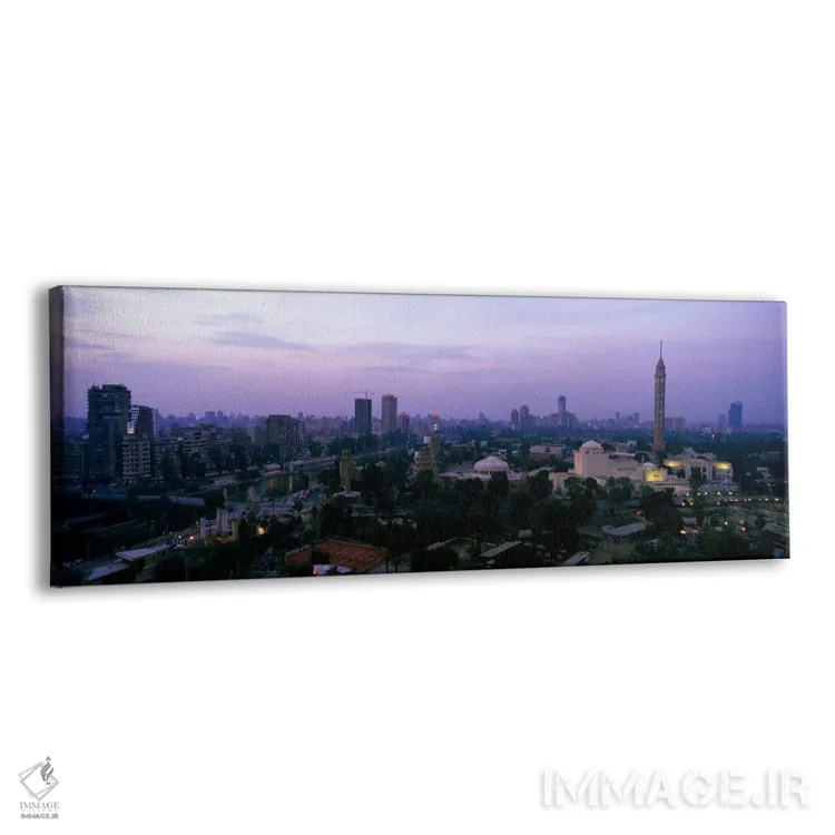 تابلو غروب قاهره جزیره جزیره در مصر اثر پانورامیک ایمجز (استودیو عکاسی عریض) - نمای پرسپکتیو محصول
