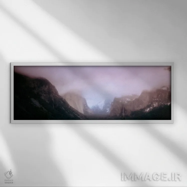 تابلو دره یوسمیتی، کالیفرنیا، ایالات متحده اثر پانورامیک ایمجز (استودیو عکاسی عریض) - نمای قابدار سفید
