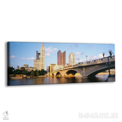 تابلو Columbus, Ohio, USA" - "رودخانه سیوتو، کلمبوس، اوهایو، ایالات متحده" اثر پانورامیک ایمجز (استودیو عکاسی عریض) - نمای پرسپکتیو محصول