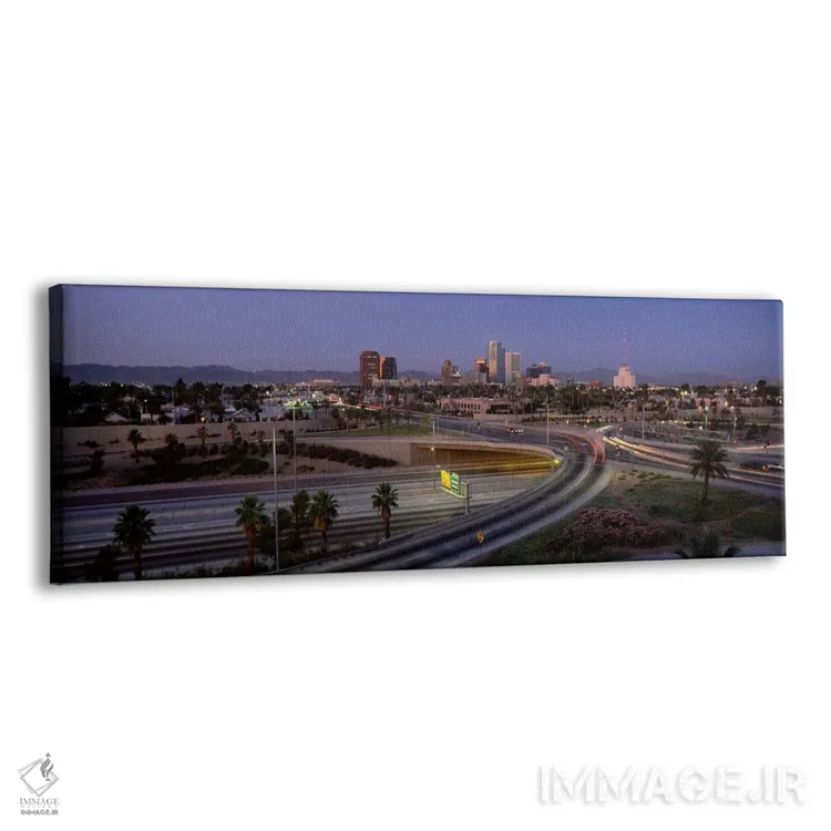 تابلو افق شهری فینیکس، آریزونا، ایالات متحده آمریکا اثر پانورامیک ایمجز (استودیو عکاسی عریض) - نمای پرسپکتیو محصول