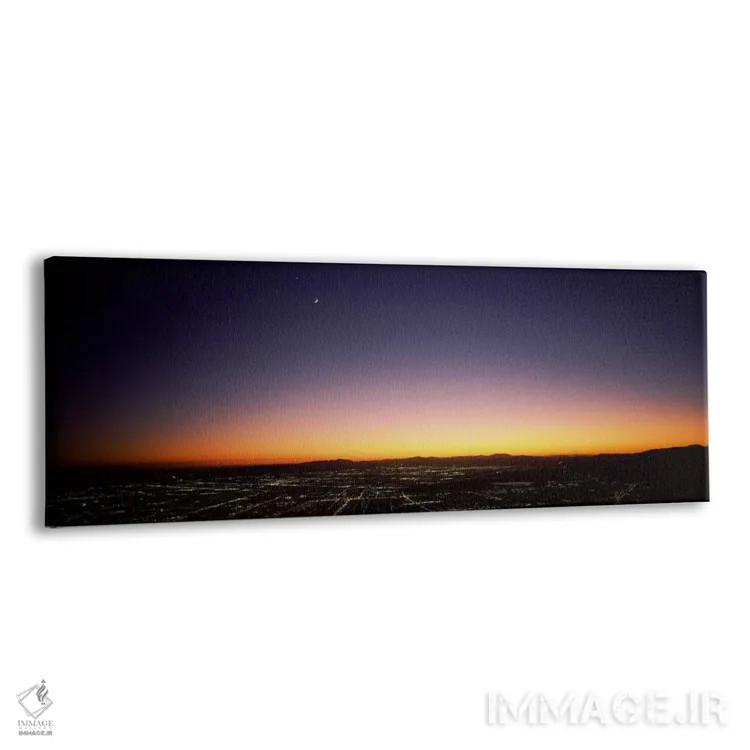تابلو نمای هوایی از یک شهر، دره سن فرناندو، لسآنجلس، کالیفرنیا، ایالات متحده آمریکا اثر پانورامیک ایمجز (استودیو عکاسی عریض) - نمای پرسپکتیو محصول