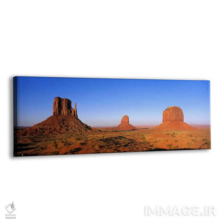 تابلو Monument Valley, Navajo Nation, Arizona, USA" - "دستکش‌ها و مریک بات، دره یادبود، ملت ناواهو، آریزونا، ایالات متحده" اثر پانورامیک ایمجز (استودیو عکاسی عریض) - نمای پرسپکتیو محصول