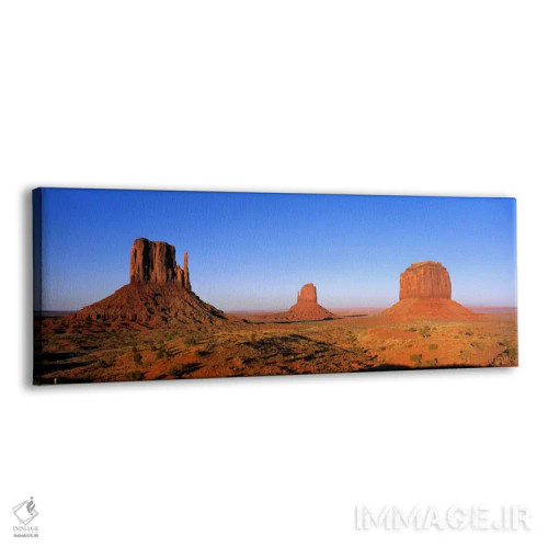 تابلو Monument Valley, Navajo Nation, Arizona, USA" - "دستکشها و مریک بات، دره یادبود، ملت ناواهو، آریزونا، ایالات متحده" اثر پانورامیک ایمجز (استودیو عکاسی عریض) - نمای پرسپکتیو محصول