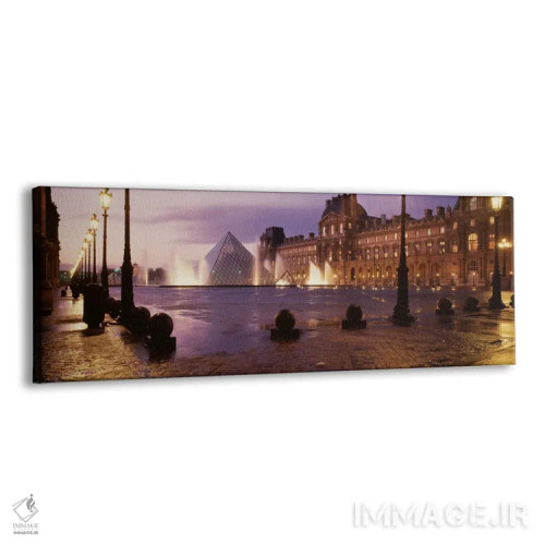تابلو موزه لوور پاریس (فرانسه) اثر پانورامیک ایمجز (استودیو عکاسی عریض) - نمای پرسپکتیو محصول