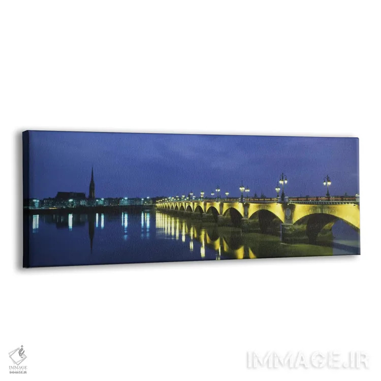 تابلو پل پییر بوردو (فرانسه) اثر پانورامیک ایمجز (استودیو عکاسی عریض) - نمای پرسپکتیو محصول