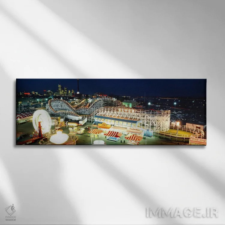 تابلو پارک تفریحی انتاریو تورنتو (کانادا) اثر پانورامیک ایمجز (استودیو عکاسی عریض) - نمای روبهرو روی دیوار