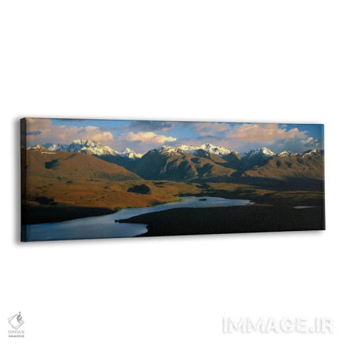 تابلو دریاچه الکساندرینا، نیوزیلند اثر پانورامیک ایمجز (استودیو عکاسی عریض) - نمای پرسپکتیو محصول